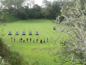 Archery club on Mt Albert's peak