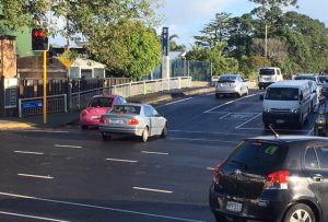 Mt Albert village traffic