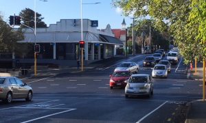 Traffic at Mt Albert village