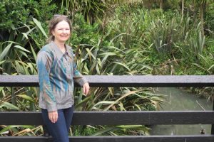 Elizabeth Walker, chair of STEPS, at Meloa Creek in Mt Albert