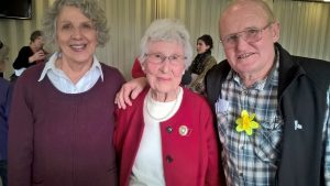 Mt Albert's Mary Inomata with Alice Wylie and Toiny Mayes