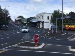 Mt Albert's prang alley at the corner of Asquith Ave