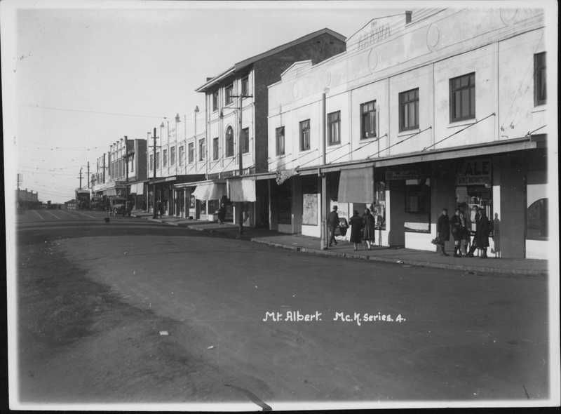 Historic picturfe of Mt Albert village