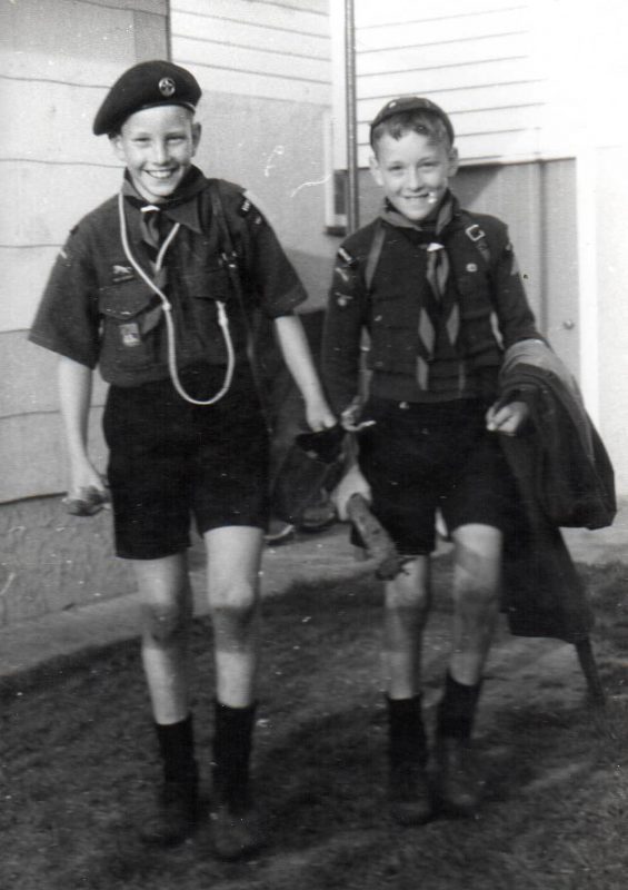 Terry Maddaford and brother Rex were Scouts074 - Mt Albert Inc